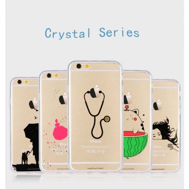 iPhone 6 Plus/6S Plus JLW Crystal Series Plastik Case mit Anzug und Krawatte