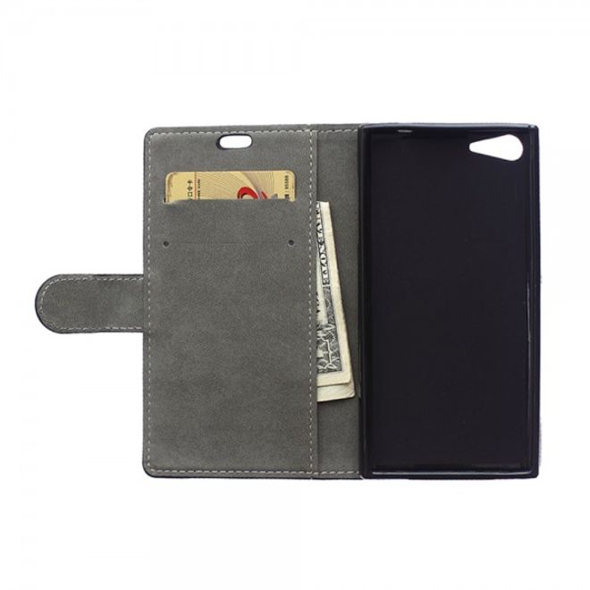 Wiko Highway Star 4G Magnetisches Leder Case mit Standfunktion - rot