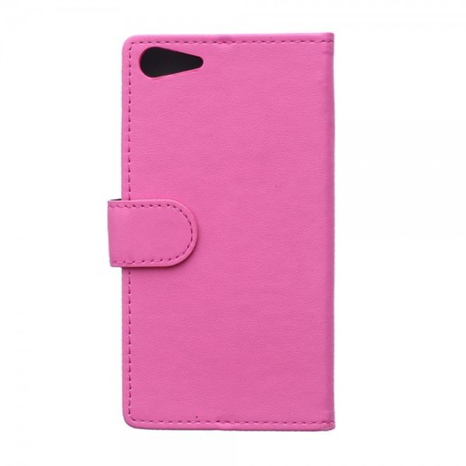 Wiko Highway Star 4G Magnetisches Leder Case mit Standfunktion - rosa