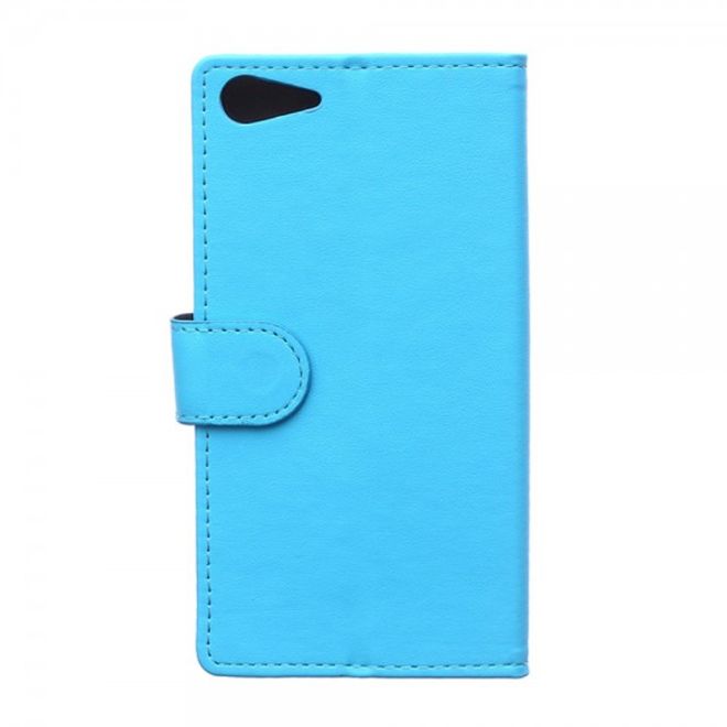 Wiko Highway Star 4G Magnetisches Leder Case mit Standfunktion - blau