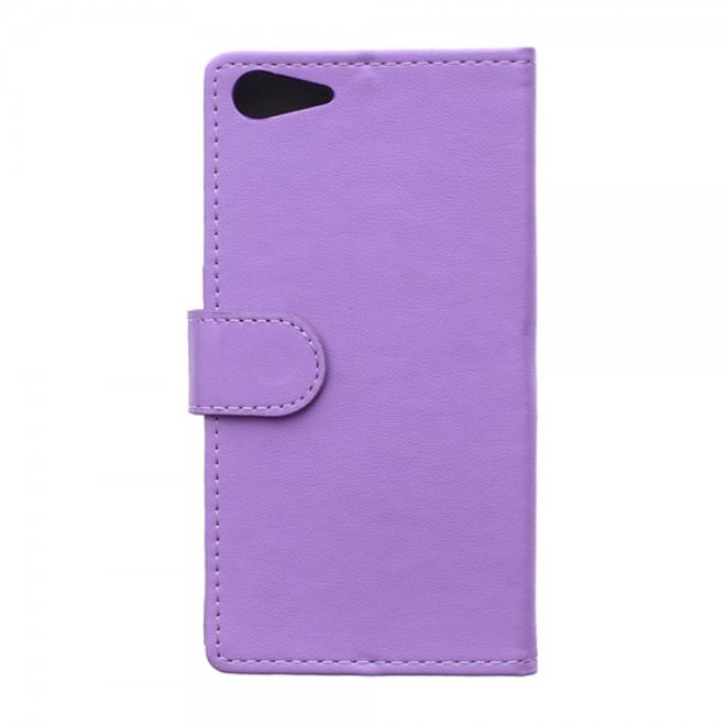 Wiko Highway Star 4G Magnetisches Leder Case mit Standfunktion - purpur