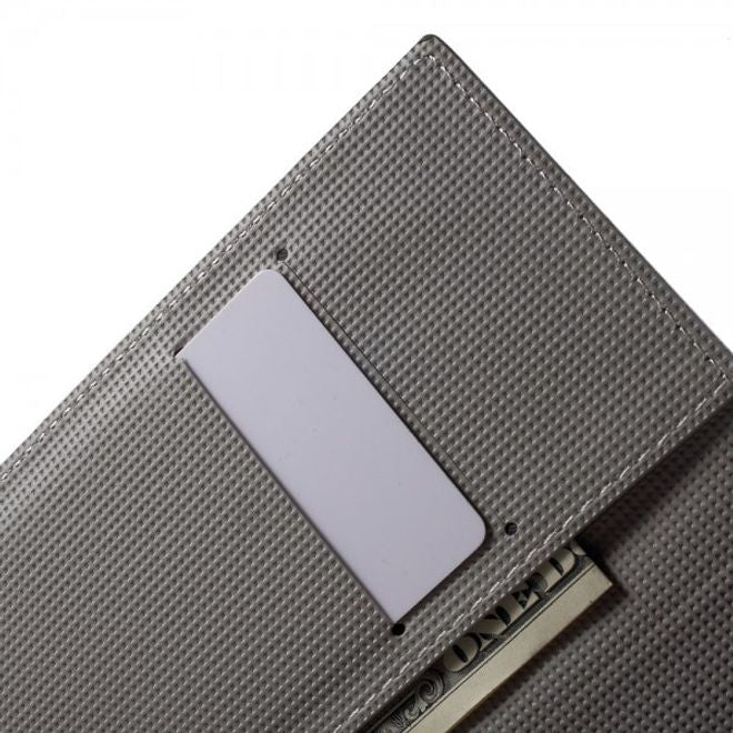 Wiko Highway Star 4G Leder Case mit USA Flagge retro-style