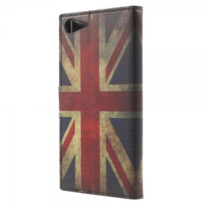 Wiko Highway Star 4G Leder Case mit UK Flagge retro-style