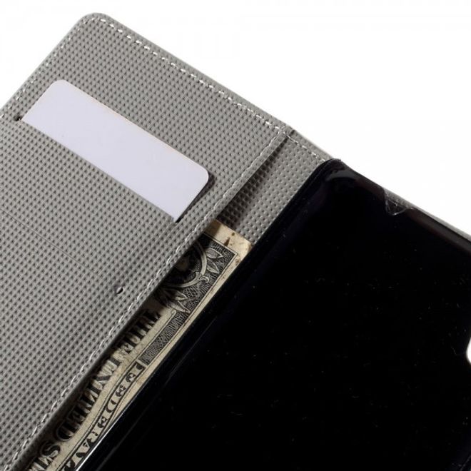 Wiko Rainbow Up Leder Case mit Zebrastreifen