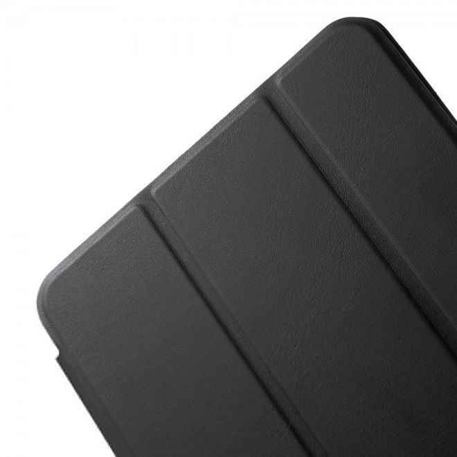iPad Mini 4 Tablet Hülle - schlankes Bookcover - dreifach faltbar mit Standfunktion - schwarz