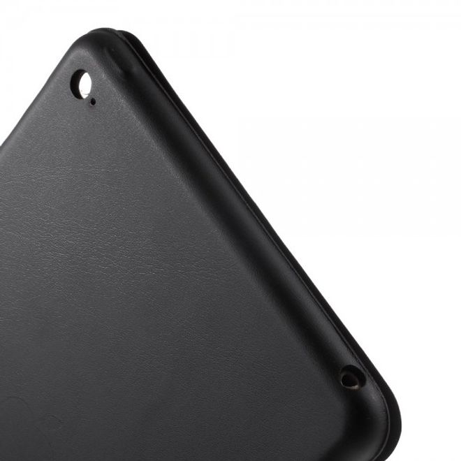 iPad Mini 4 Tablet Hülle - schlankes Bookcover - dreifach faltbar mit Standfunktion - schwarz