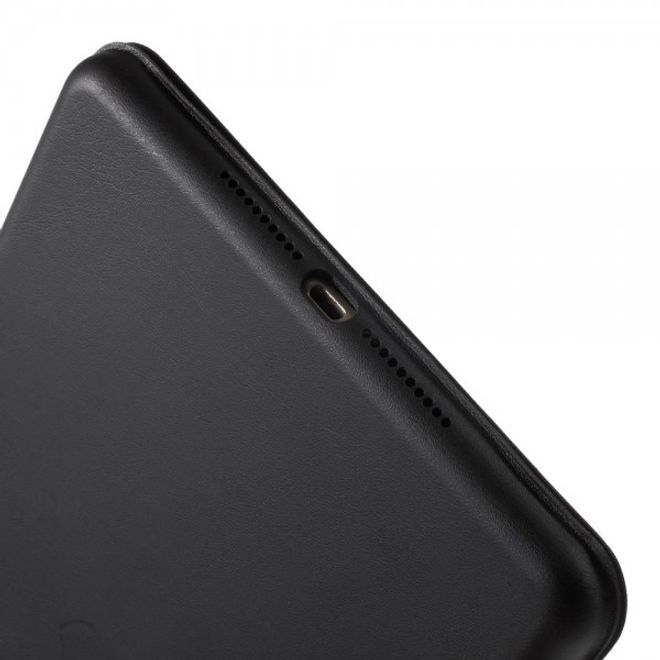 iPad Mini 4 Tablet Hülle - schlankes Bookcover - dreifach faltbar mit Standfunktion - schwarz