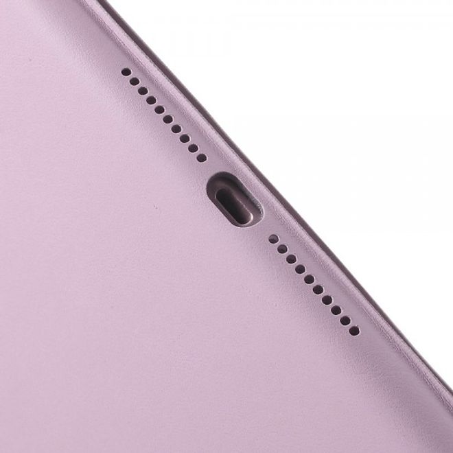 iPad Mini 4 Hülle - dreifach faltbares Case mit Standfunktion - Leder Bookcover - Tri-fold Series - rosa
