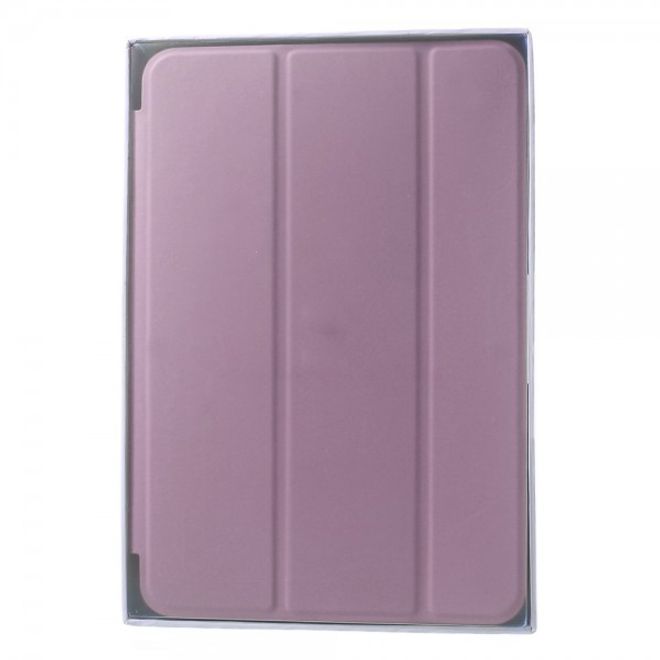 iPad Mini 4 Hülle - dreifach faltbares Case mit Standfunktion - Leder Bookcover - Tri-fold Series - rosa
