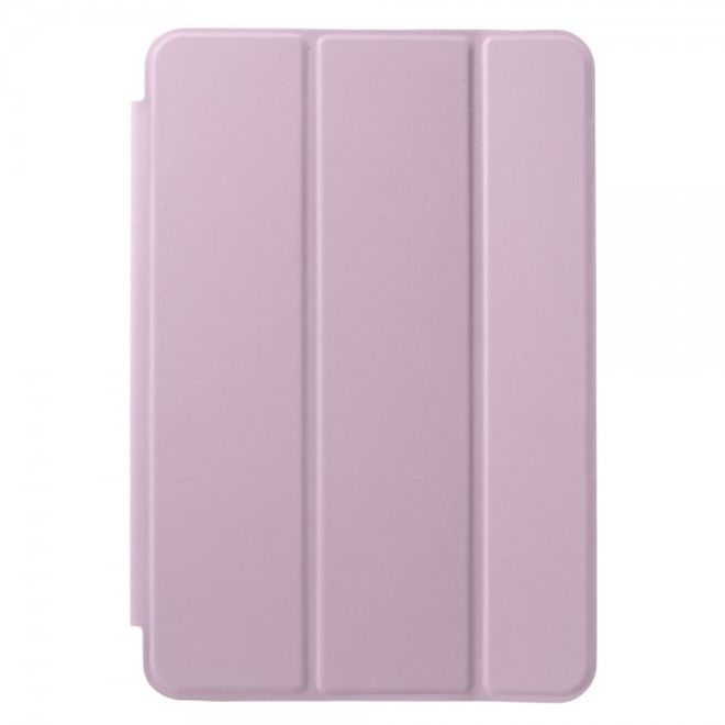 iPad Mini 4 Hülle - dreifach faltbares Case mit Standfunktion - Leder Bookcover - Tri-fold Series - rosa