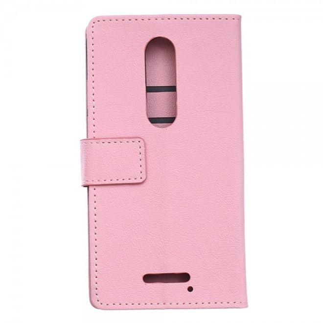 Motorola Moto X Force Magnetisches Leder Flip Case mit Standfunktion - pink