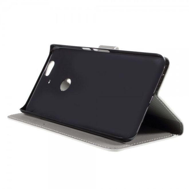 Huawei Nexus 6P Leder Case mit UK Flagge retro-style