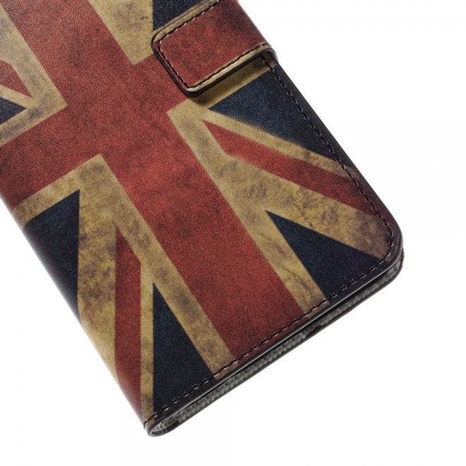 Huawei Nexus 6P Leder Case mit UK Flagge retro-style