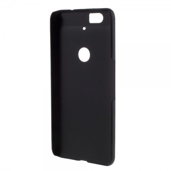 Huawei Nexus 6P Gummiertes Hart Plastik Case - schwarz