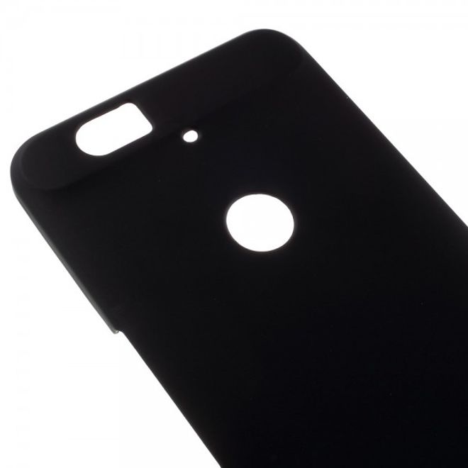 Huawei Nexus 6P Gummiertes Hart Plastik Case - schwarz