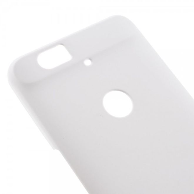 Huawei Nexus 6P Gummiertes Hart Plastik Case - weiss