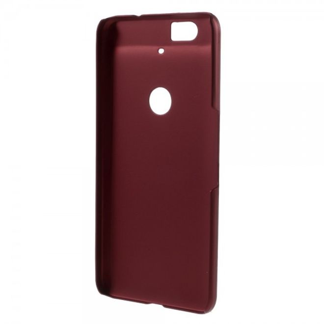Huawei Nexus 6P Gummiertes Hart Plastik Case - rot