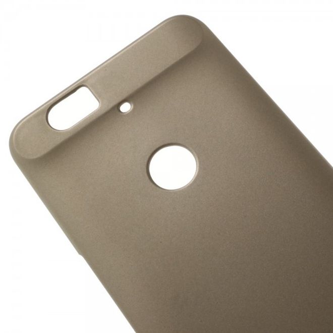 Huawei Nexus 6P Gummiertes Hart Plastik Case - champagnerfarben