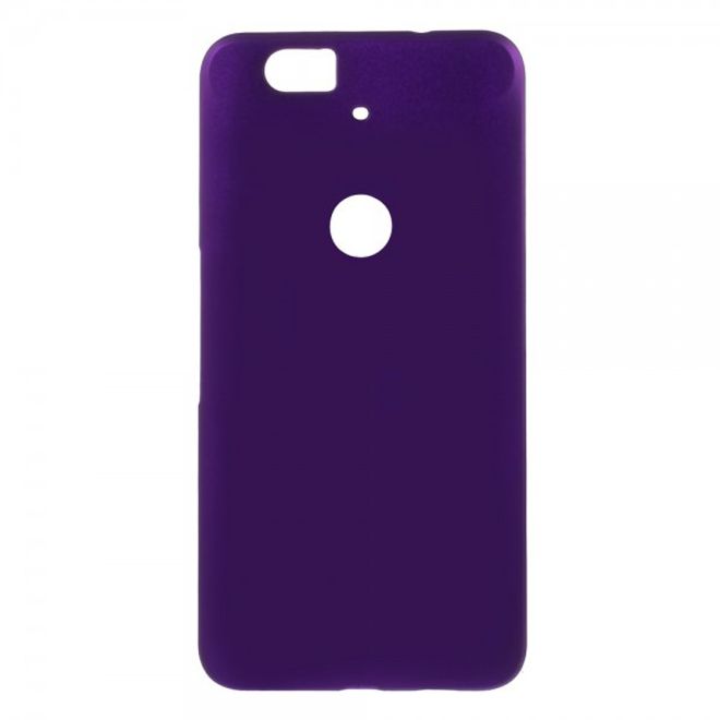 Huawei Nexus 6P Gummiertes Hart Plastik Case - purpur
