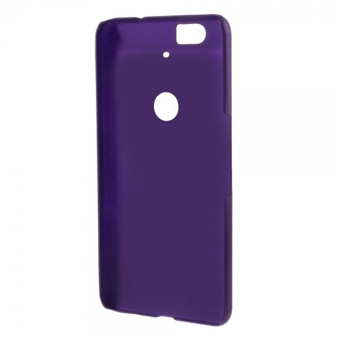 Huawei Nexus 6P Gummiertes Hart Plastik Case - purpur