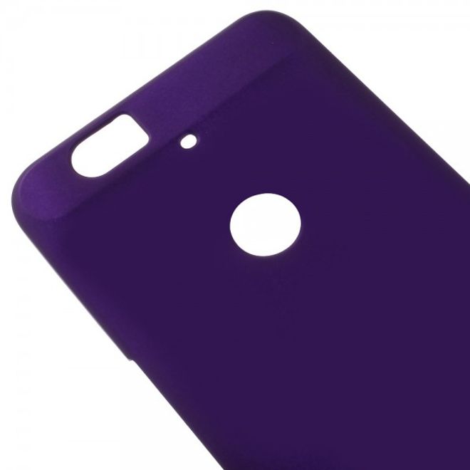 Huawei Nexus 6P Gummiertes Hart Plastik Case - purpur