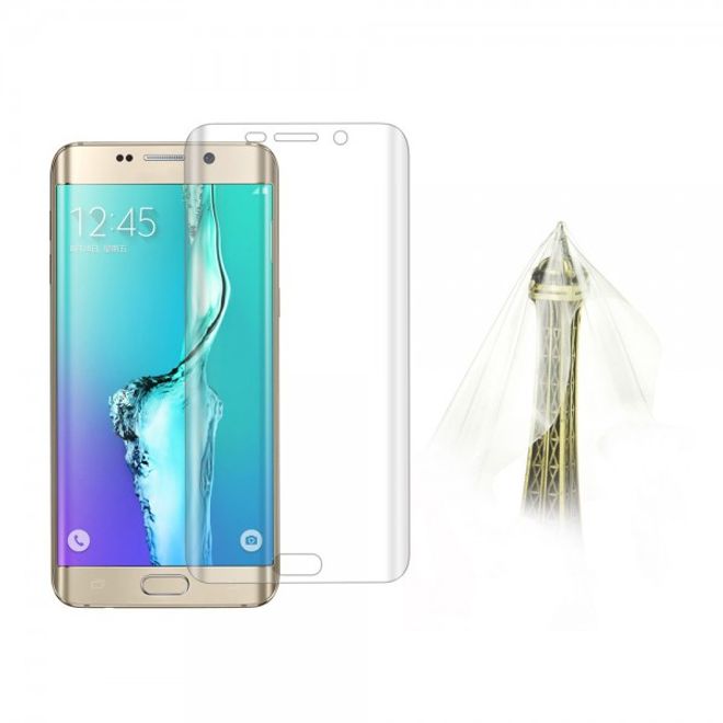 Galaxy S6 Edge Plus Schutzfolie aus elastischem Plastik (0.1mm dick, reicht über das gesamte Display)