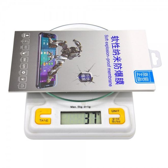 Galaxy S6 Edge Plus Schutzfolie aus elastischem Plastik (0.1mm dick, reicht über das gesamte Display)