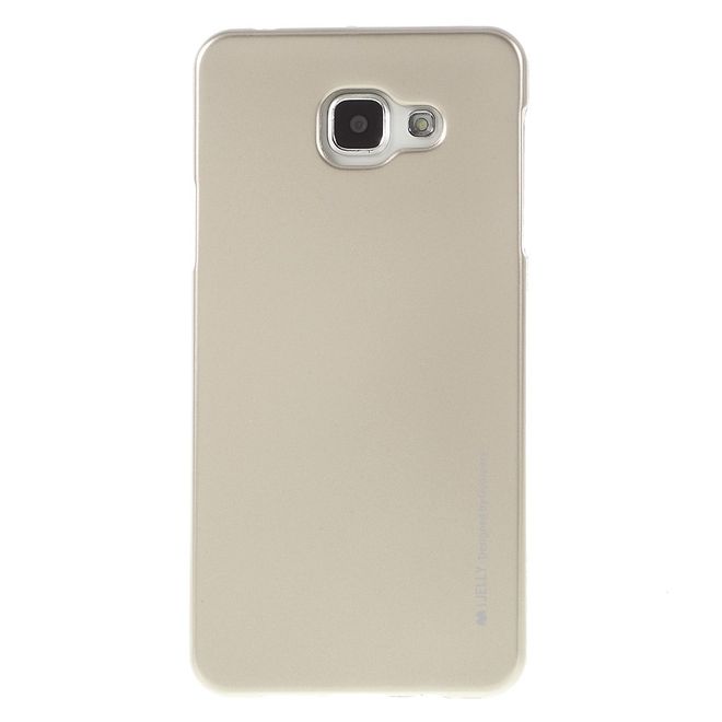 Goospery - Hülle für Samsung Galaxy A7 (2016) - Cover aus elastischem Gummi - i Jelly Series - gold