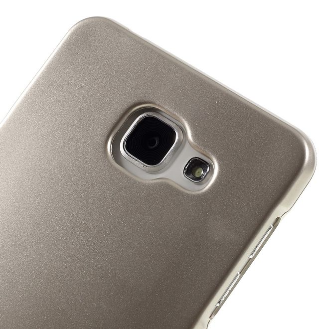 Goospery - Hülle für Samsung Galaxy A7 (2016) - Cover aus elastischem Gummi - i Jelly Series - gold
