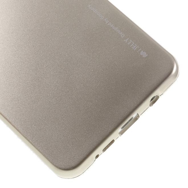Goospery - Hülle für Samsung Galaxy A7 (2016) - Cover aus elastischem Gummi - i Jelly Series - gold