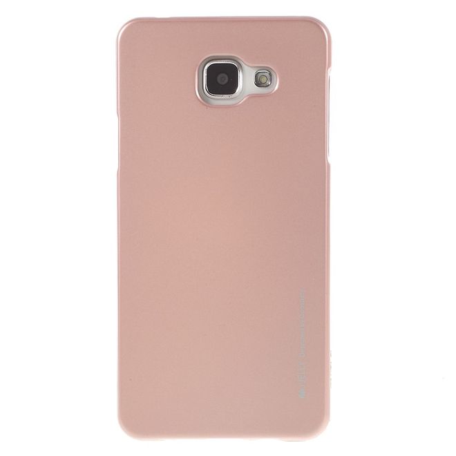 Goospery - Hülle für Samsung Galaxy A7 (2016) - Cover aus elastischem Gummi - i Jelly Series - rosagold