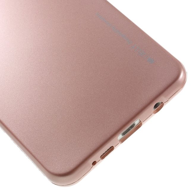 Goospery - Hülle für Samsung Galaxy A7 (2016) - Cover aus elastischem Gummi - i Jelly Series - rosagold