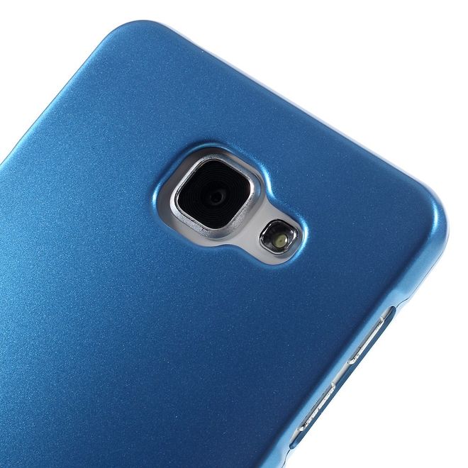 Goospery - Hülle für Samsung Galaxy A7 (2016) - Cover aus elastischem Gummi - i Jelly Series - blau