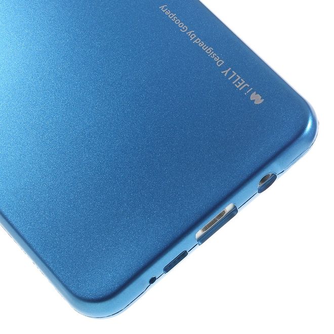 Goospery - Hülle für Samsung Galaxy A7 (2016) - Cover aus elastischem Gummi - i Jelly Series - blau