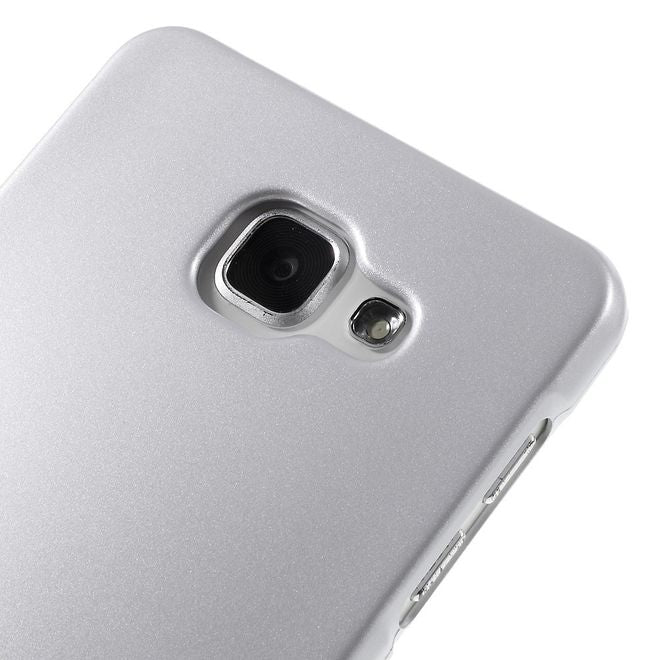Goospery - Hülle für Samsung Galaxy A7 (2016) - Cover aus elastischem Gummi - i Jelly Series - silber