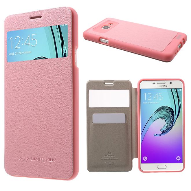 Goospery - Cover für Samsung Galaxy A7 (2016) - Handyhülle aus Plastik - Wow Bumper Series - pink