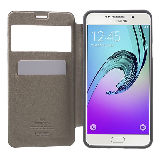 Goospery - Cover für Samsung Galaxy A7 (2016) - Handyhülle aus Plastik - Wow Bumper Series - weiss