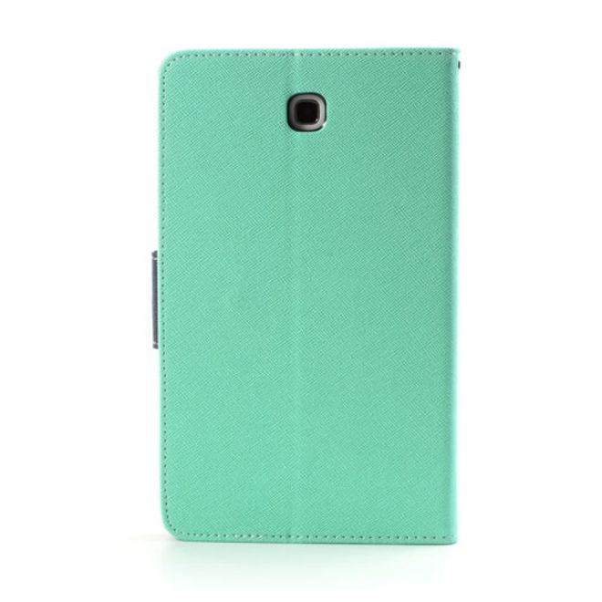 Goospery - Samsung Galaxy Tab 3 7.0 Hülle - Tablet Bookcover - Fancy Diary Series - mint/navy