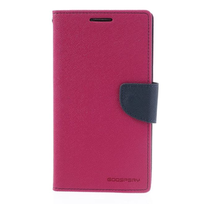 Goospery - Samsung Galaxy Note 3 Hülle - Handy Bookcover - Fancy Diary Series - pink/navy