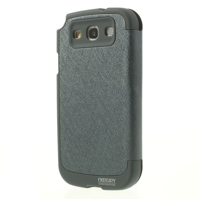 Goospery - Cover für Samsung Galaxy S3 - Handyhülle aus Plastik - Wow Bumper Series - grau