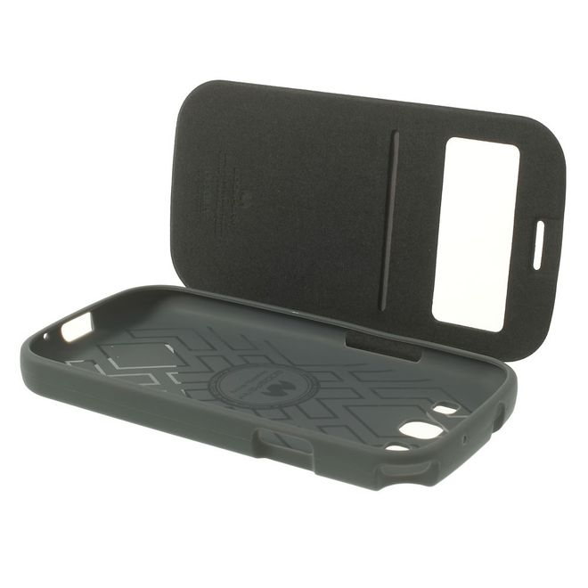 Goospery - Cover für Samsung Galaxy S3 - Handyhülle aus Plastik - Wow Bumper Series - grau