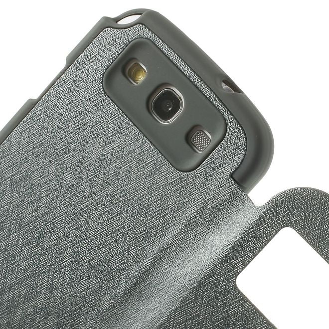 Goospery - Cover für Samsung Galaxy S3 - Handyhülle aus Plastik - Wow Bumper Series - grau