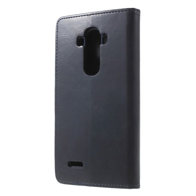 Goospery - Handyhülle für LG G4 - Case aus Leder - Blue Moon Series - navy