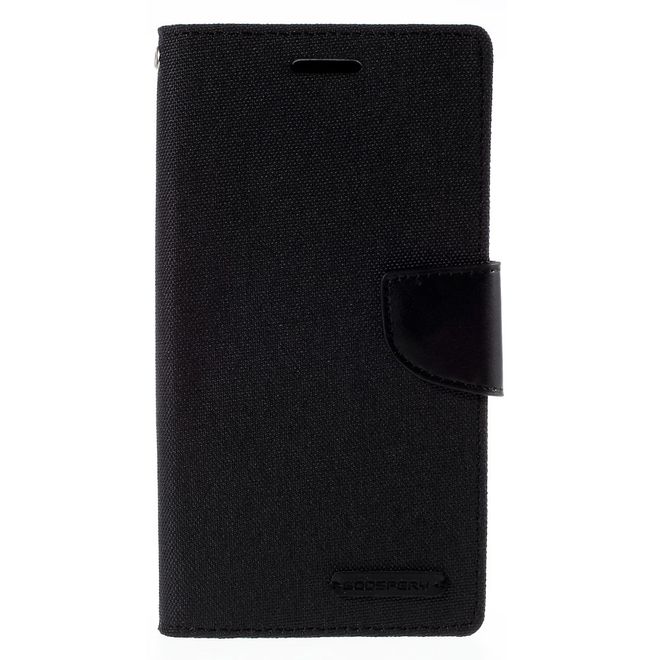 Goospery - Hülle für LG G4 - Bookcover- Canvas Diary Series - schwarz