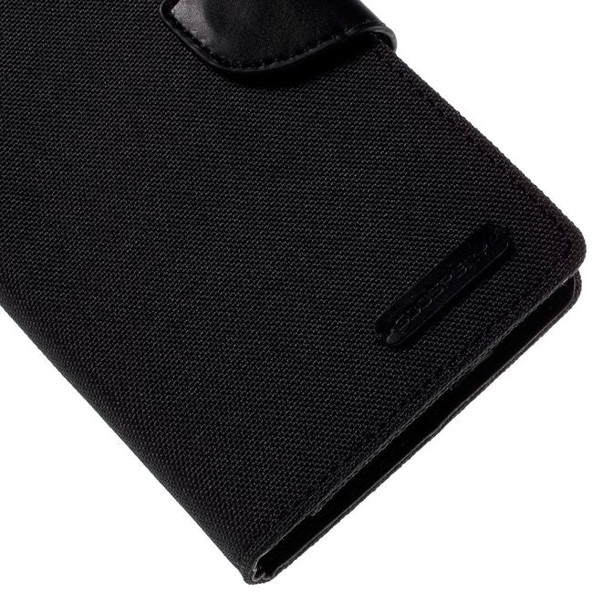 Goospery - Hülle für LG G4 - Bookcover- Canvas Diary Series - schwarz