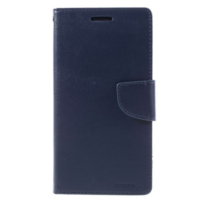 Goospery - Handyhülle für LG G5 - Case aus Leder - Bravo Diary Series - navy
