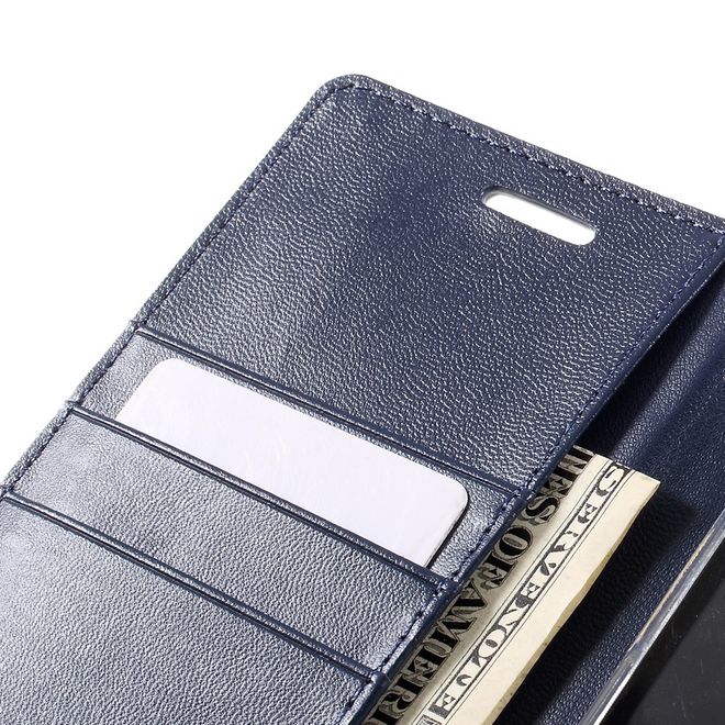 Goospery - Handyhülle für LG G5 - Case aus Leder - Bravo Diary Series - navy