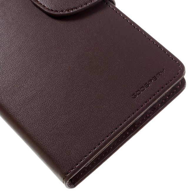 Goospery - Handyhülle für LG G5 - Case aus Leder - Bravo Diary Series - braun