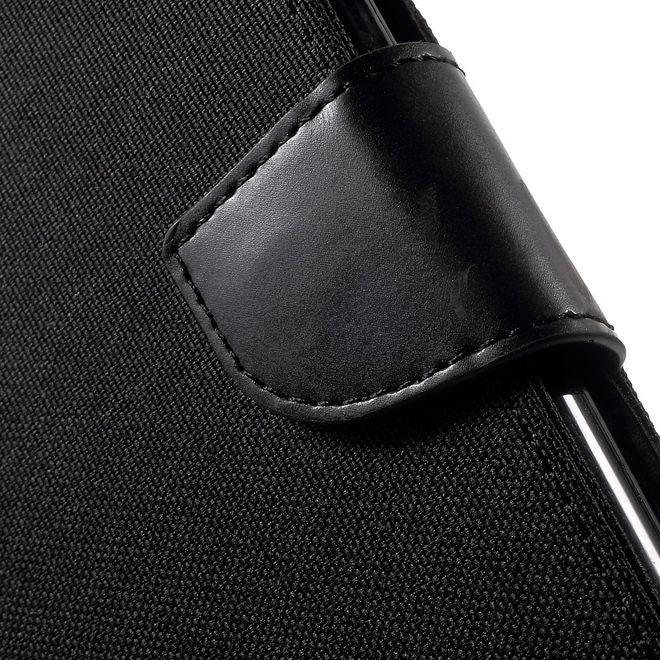 Goospery - Hülle für LG G5 - Bookcover- Canvas Diary Series - schwarz