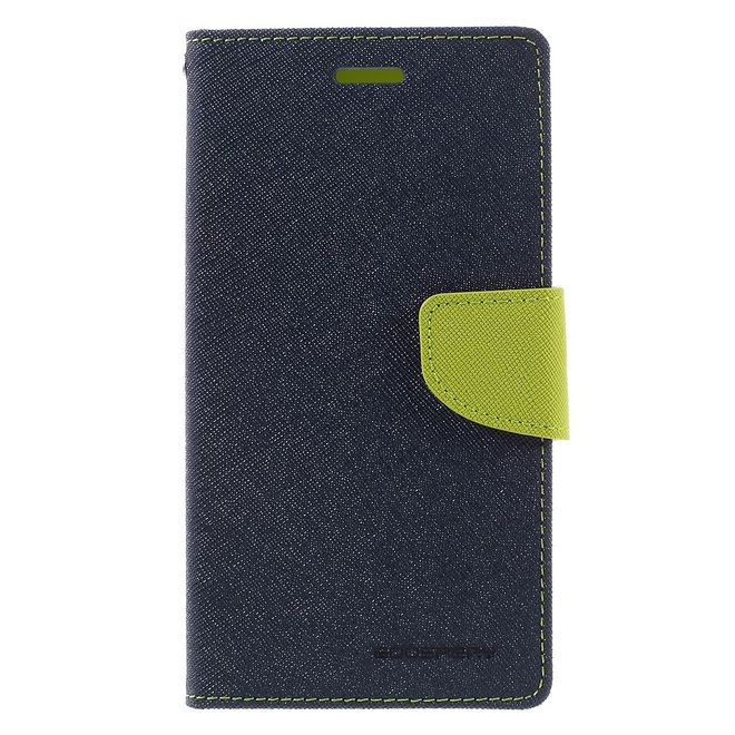 Goospery - LG G5 Hülle - Handy Bookcover - Fancy Diary Series - navy/lime